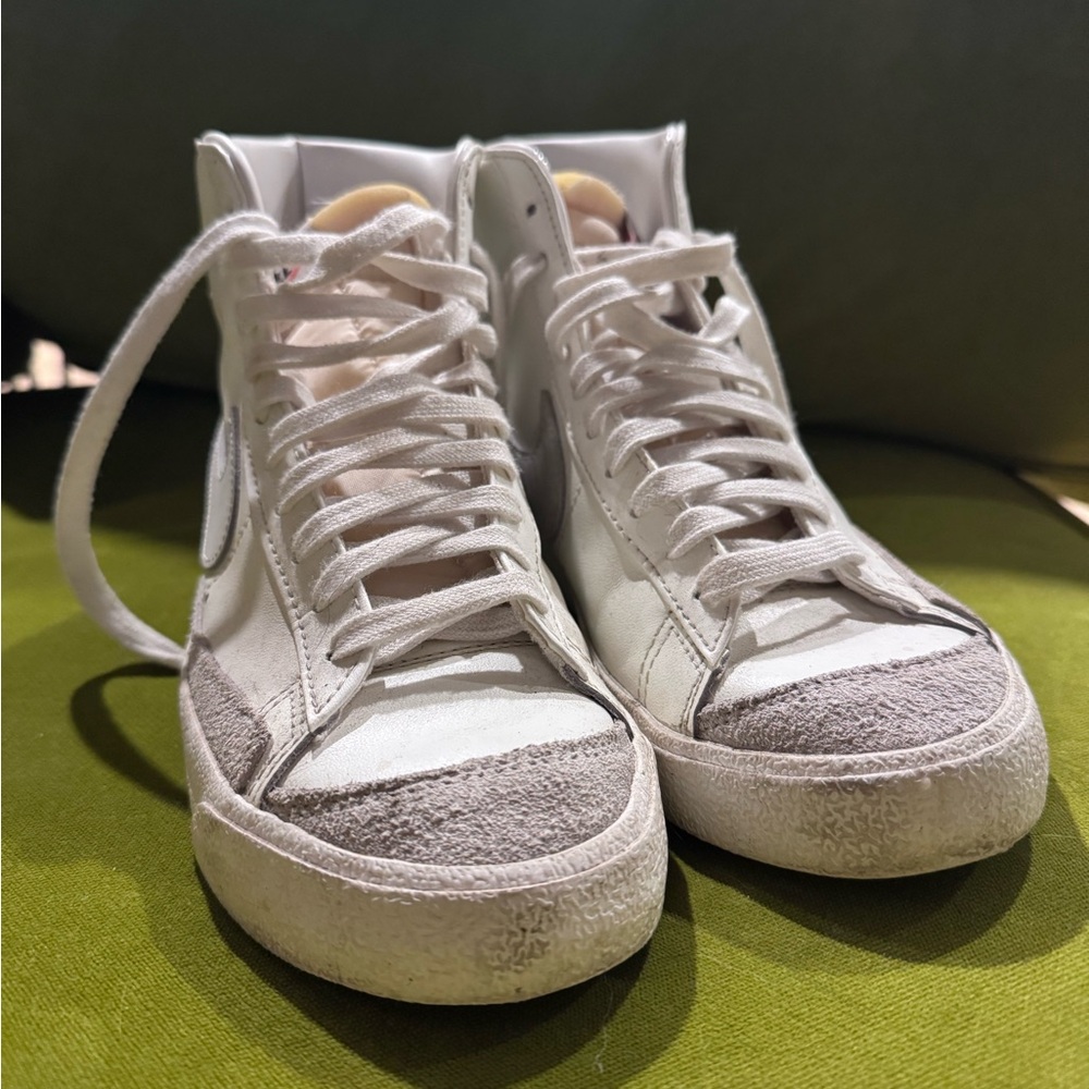 White Nike Blazer Mid 77 - Women's - Size 8
